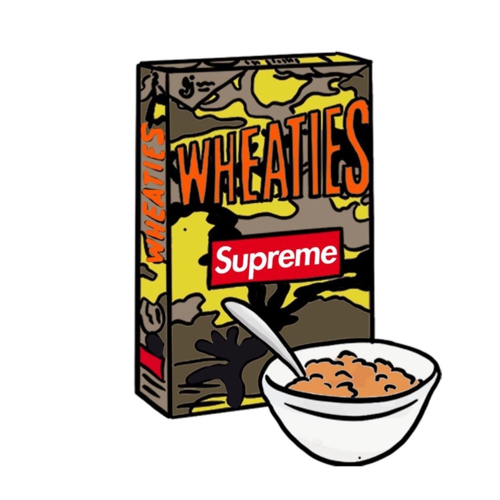 Supreme Wheaties Cereal Box “Orange Camo”